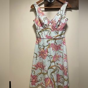 Speechless light blue floral sleeveless dress.